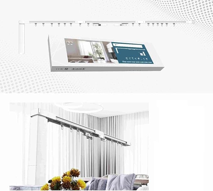 Wave Smart Home Curtain Track With Alexa/Google Home Control & Remote
